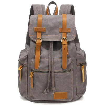 High End Retro Canvas Backpack